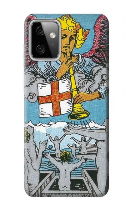 W3743 Tarot Card The Judgement Hülle Schutzhülle Taschen und Leder Flip für Motorola Moto G Power (2023) 5G
