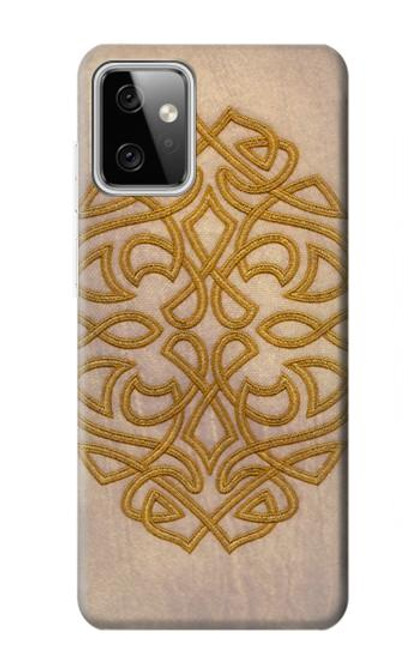 W3796 Celtic Knot Hülle Schutzhülle Taschen und Leder Flip für Motorola Moto G Power (2023) 5G