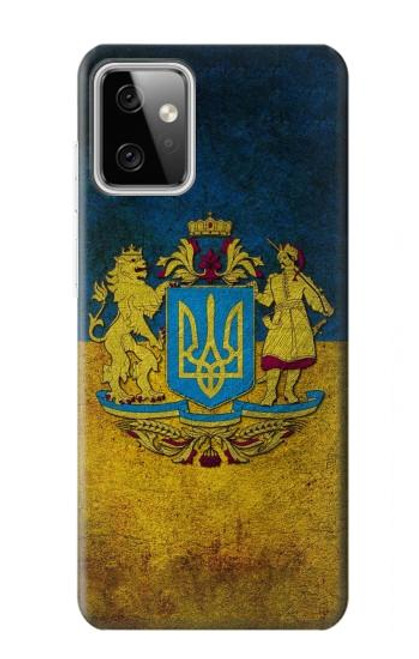 W3858 Ukraine Vintage Flag Hülle Schutzhülle Taschen und Leder Flip für Motorola Moto G Power (2023) 5G