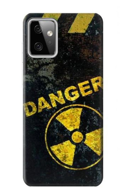 W3891 Nuclear Hazard Danger Hülle Schutzhülle Taschen und Leder Flip für Motorola Moto G Power (2023) 5G