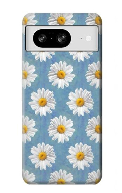 W3454 Floral Daisy Hülle Schutzhülle Taschen und Leder Flip für Google Pixel 8