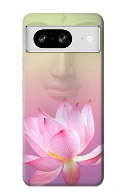 W3511 Lotus flower Buddhism Hülle Schutzhülle Taschen und Leder Flip für Google Pixel 8