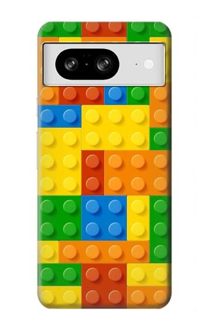 W3595 Brick Toy Hülle Schutzhülle Taschen und Leder Flip für Google Pixel 8