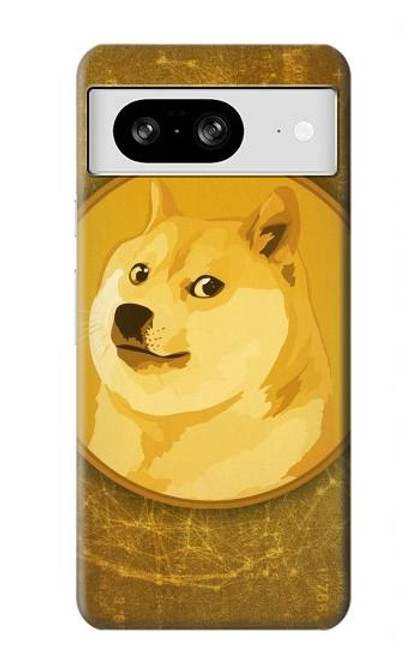 W3826 Dogecoin Shiba Hülle Schutzhülle Taschen und Leder Flip für Google Pixel 8