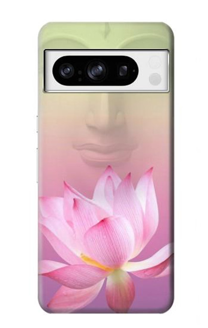 W3511 Lotus flower Buddhism Hülle Schutzhülle Taschen und Leder Flip für Google Pixel 8 pro
