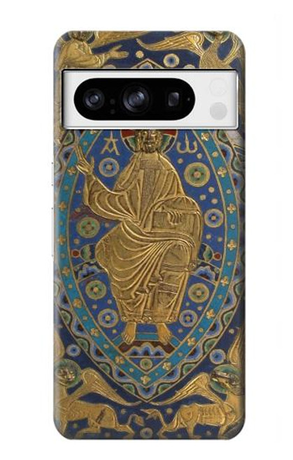 W3620 Book Cover Christ Majesty Hülle Schutzhülle Taschen und Leder Flip für Google Pixel 8 pro