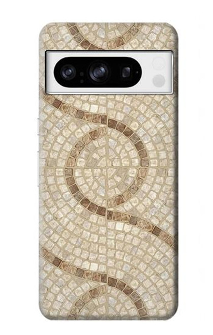 W3703 Mosaic Tiles Hülle Schutzhülle Taschen und Leder Flip für Google Pixel 8 pro