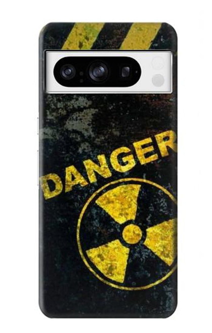 W3891 Nuclear Hazard Danger Hülle Schutzhülle Taschen und Leder Flip für Google Pixel 8 pro