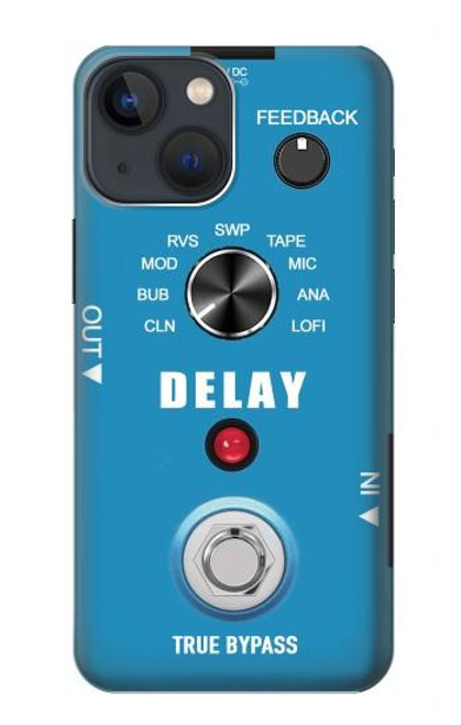 W3962 Guitar Analog Delay Graphic Hülle Schutzhülle Taschen und Leder Flip für iPhone 13 Pro