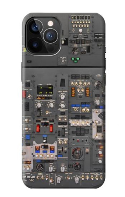 W3944 Overhead Panel Cockpit Hülle Schutzhülle Taschen und Leder Flip für iPhone 12, iPhone 12 Pro