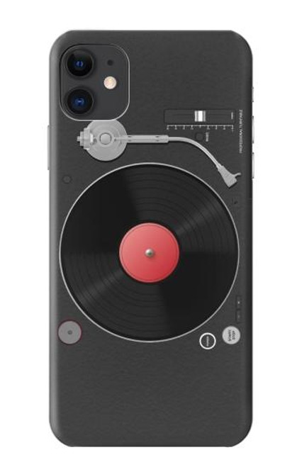 W3952 Turntable Vinyl Record Player Graphic Hülle Schutzhülle Taschen und Leder Flip für iPhone 11