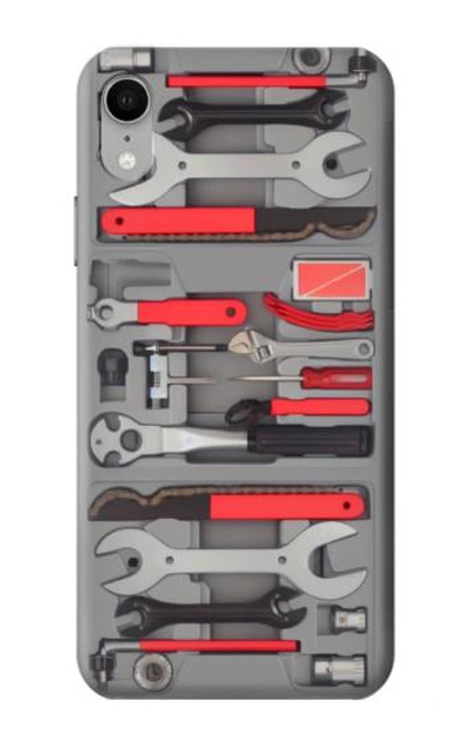 W3921 Bike Repair Tool Graphic Paint Hülle Schutzhülle Taschen und Leder Flip für iPhone XR