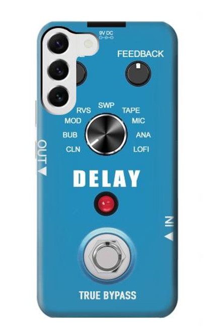 W3962 Guitar Analog Delay Graphic Hülle Schutzhülle Taschen und Leder Flip für Samsung Galaxy S23 Plus