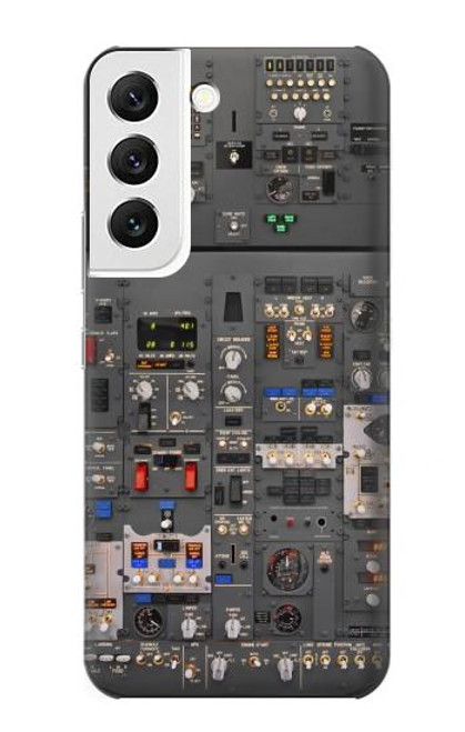 W3944 Overhead Panel Cockpit Hülle Schutzhülle Taschen und Leder Flip für Samsung Galaxy S22