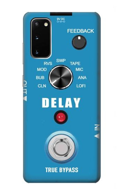 W3962 Guitar Analog Delay Graphic Hülle Schutzhülle Taschen und Leder Flip für Samsung Galaxy S20