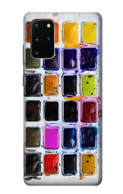 W3956 Watercolor Palette Box Graphic Hülle Schutzhülle Taschen und Leder Flip für Samsung Galaxy S20 Plus, Galaxy S20+