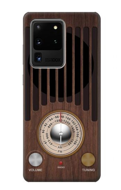 W3935 FM AM Radio Tuner Graphic Hülle Schutzhülle Taschen und Leder Flip für Samsung Galaxy S20 Ultra