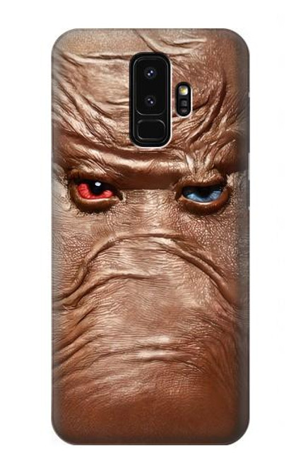 W3940 Leather Mad Face Graphic Paint Hülle Schutzhülle Taschen und Leder Flip für Samsung Galaxy S9 Plus
