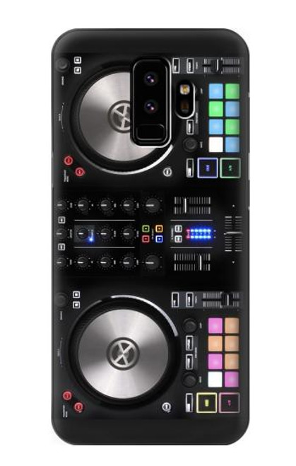 W3931 DJ Mixer Graphic Paint Hülle Schutzhülle Taschen und Leder Flip für Samsung Galaxy S9