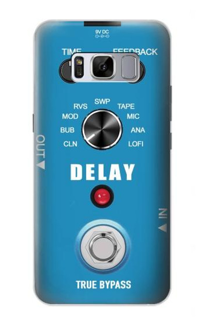 W3962 Guitar Analog Delay Graphic Hülle Schutzhülle Taschen und Leder Flip für Samsung Galaxy S8