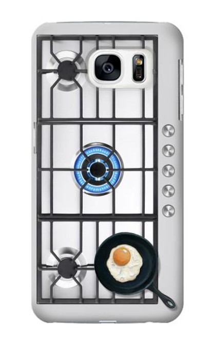 W3928 Cooking Kitchen Graphic Hülle Schutzhülle Taschen und Leder Flip für Samsung Galaxy S7