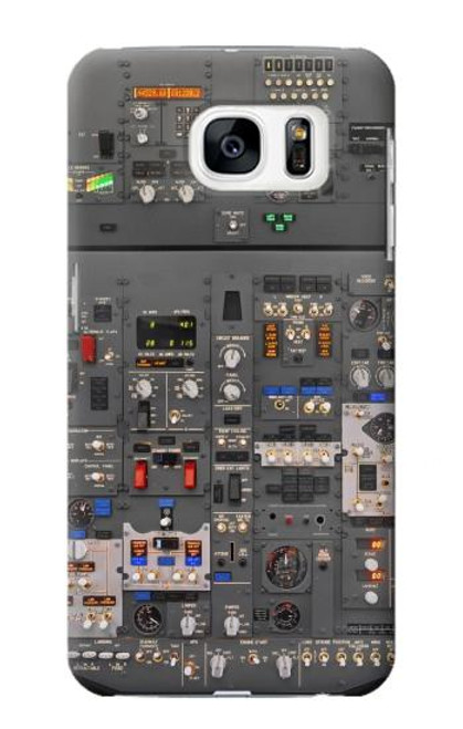 W3944 Overhead Panel Cockpit Hülle Schutzhülle Taschen und Leder Flip für Samsung Galaxy S7