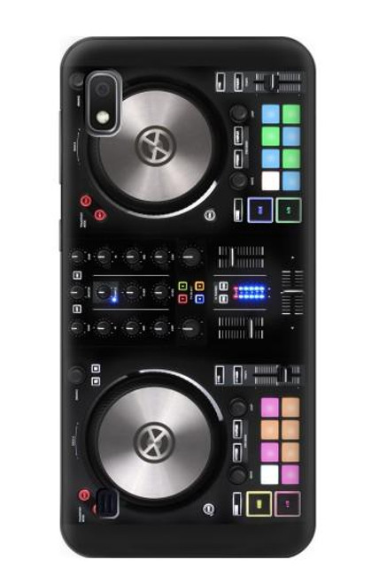 W3931 DJ Mixer Graphic Paint Hülle Schutzhülle Taschen und Leder Flip für Samsung Galaxy A10