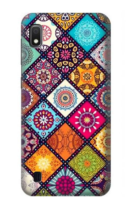 W3943 Maldalas Pattern Hülle Schutzhülle Taschen und Leder Flip für Samsung Galaxy A10