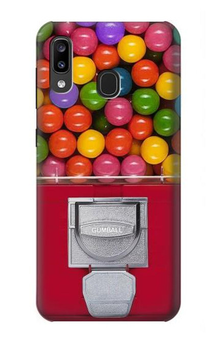 W3938 Gumball Capsule Game Graphic Hülle Schutzhülle Taschen und Leder Flip für Samsung Galaxy A20, Galaxy A30