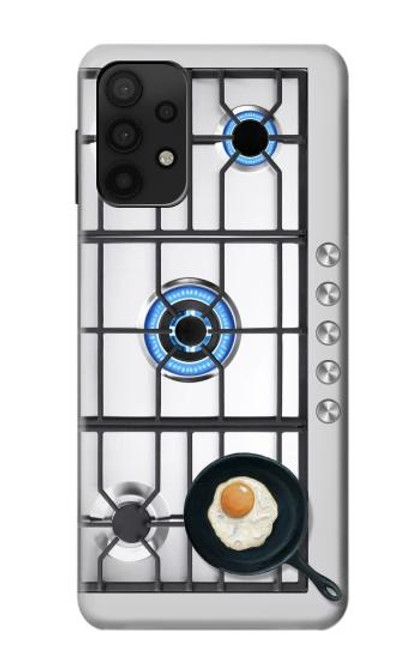 W3928 Cooking Kitchen Graphic Hülle Schutzhülle Taschen und Leder Flip für Samsung Galaxy A32 5G