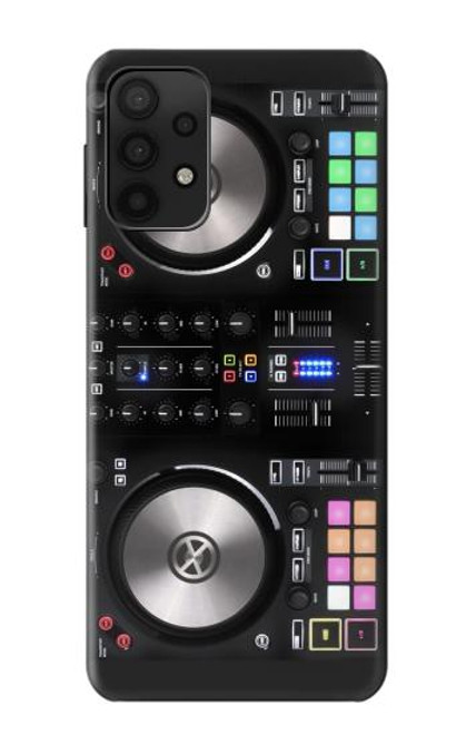 W3931 DJ Mixer Graphic Paint Hülle Schutzhülle Taschen und Leder Flip für Samsung Galaxy A32 5G