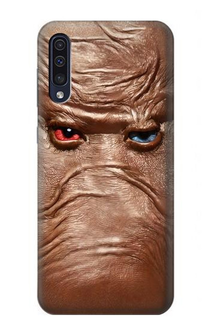 W3940 Leather Mad Face Graphic Paint Hülle Schutzhülle Taschen und Leder Flip für Samsung Galaxy A50