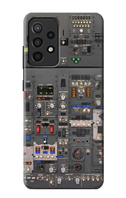 W3944 Overhead Panel Cockpit Hülle Schutzhülle Taschen und Leder Flip für Samsung Galaxy A52, Galaxy A52 5G