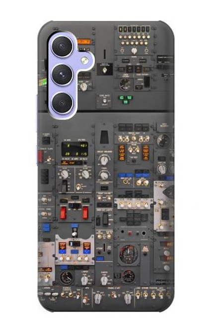 W3944 Overhead Panel Cockpit Hülle Schutzhülle Taschen und Leder Flip für Samsung Galaxy A54 5G