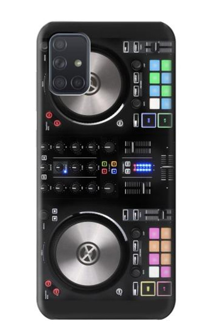 W3931 DJ Mixer Graphic Paint Hülle Schutzhülle Taschen und Leder Flip für Samsung Galaxy A71 5G