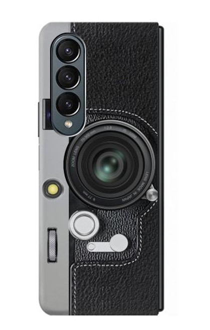 W3922 Camera Lense Shutter Graphic Print Hülle Schutzhülle Taschen Flip für Samsung Galaxy Z Fold 4