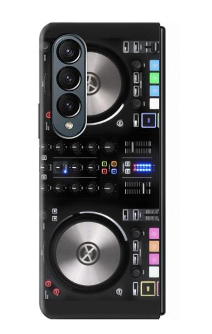 W3931 DJ Mixer Graphic Paint Hülle Schutzhülle Taschen Flip für Samsung Galaxy Z Fold 4