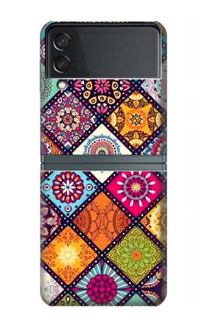 W3943 Maldalas Pattern Hülle Schutzhülle Taschen Flip für Samsung Galaxy Z Flip 3 5G