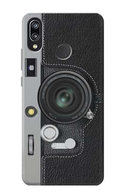 W3922 Camera Lense Shutter Graphic Print Hülle Schutzhülle Taschen und Leder Flip für Huawei P20 Lite