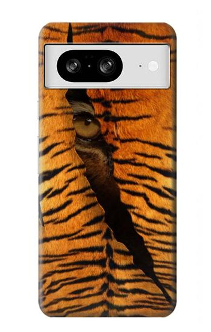 W3951 Tiger Eye Tear Marks Hülle Schutzhülle Taschen und Leder Flip für Google Pixel 8