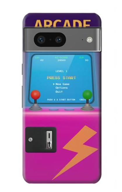 W3961 Arcade Cabinet Retro Machine Hülle Schutzhülle Taschen und Leder Flip für Google Pixel 7