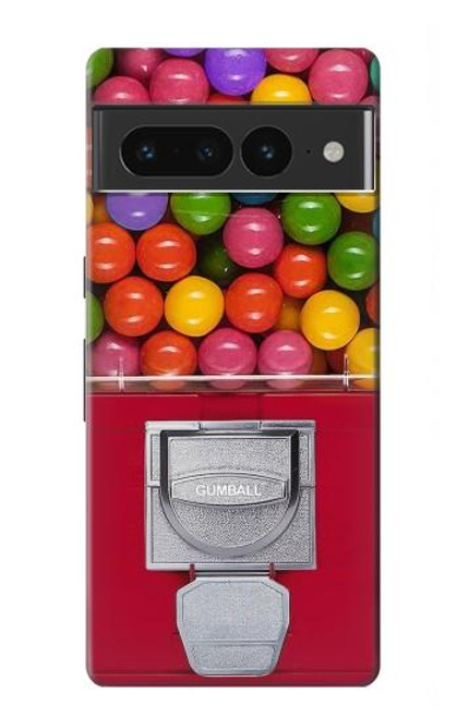 W3938 Gumball Capsule Game Graphic Hülle Schutzhülle Taschen und Leder Flip für Google Pixel 7 Pro