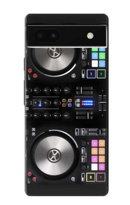 W3931 DJ Mixer Graphic Paint Hülle Schutzhülle Taschen und Leder Flip für Google Pixel 6a