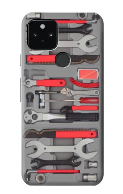 W3921 Bike Repair Tool Graphic Paint Hülle Schutzhülle Taschen und Leder Flip für Google Pixel 5