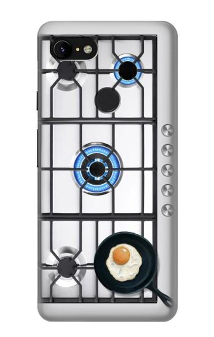 W3928 Cooking Kitchen Graphic Hülle Schutzhülle Taschen und Leder Flip für Google Pixel 3 XL