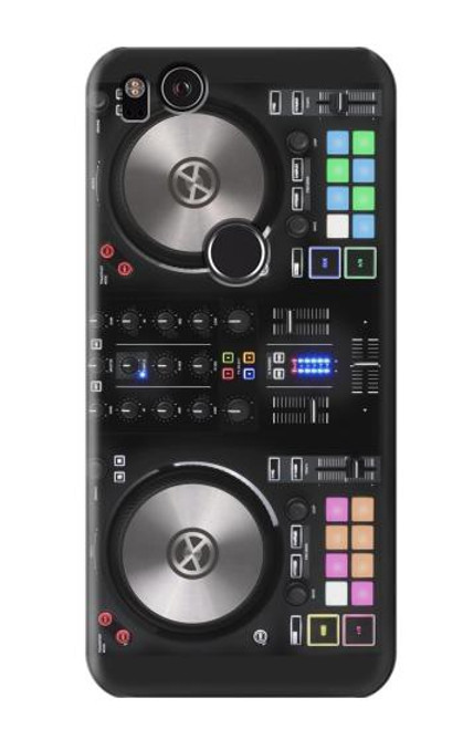 W3931 DJ Mixer Graphic Paint Hülle Schutzhülle Taschen und Leder Flip für Google Pixel 2