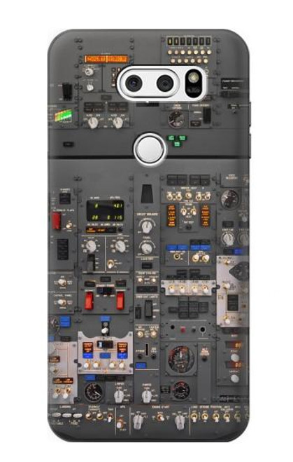 W3944 Overhead Panel Cockpit Hülle Schutzhülle Taschen und Leder Flip für LG V30, LG V30 Plus, LG V30S ThinQ, LG V35, LG V35 ThinQ