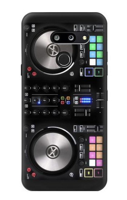 W3931 DJ Mixer Graphic Paint Hülle Schutzhülle Taschen und Leder Flip für LG G8 ThinQ