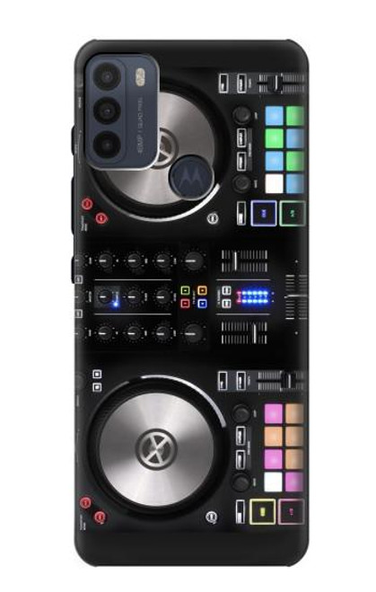 W3931 DJ Mixer Graphic Paint Hülle Schutzhülle Taschen und Leder Flip für Motorola Moto G50
