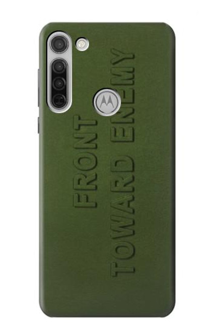 W3936 Front Toward Enermy Hülle Schutzhülle Taschen und Leder Flip für Motorola Moto G8